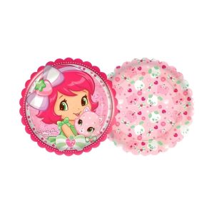 Prato Redondo Moranguinho Baby – 18cm – c/8 unidades