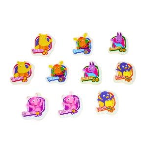 Mini Aplique Tag de EVA Backyardigans - 10 Unidades - Topper Para Docinhos e Tubetes