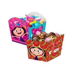 Cachepot Show da Luna - 8 Unidades -  Centro de Mesa Luna Melancia