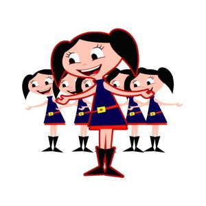 Display de Mesa Show da Luna - MDF - Kit 6 Peças - 14cm - Decoração de Mesa