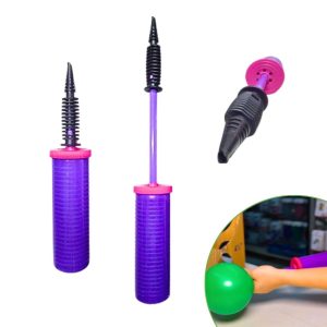 Bomba Manual para Balões - Dupla Ação - Infla Látex Redondos, Canudos e Metalizados